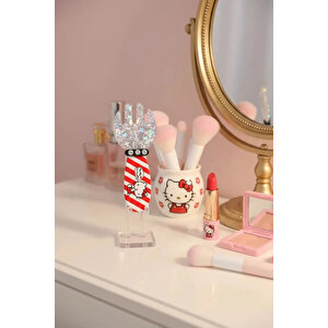 Hello Kitty Lisanslı Saç Tokası (2 Adet) – Parlak Yüzeyli & Akrilik Tasarım