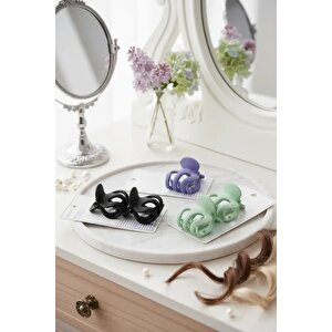 Lisanslı Basic Saç Tokası 2’li Set – Günlük Şık Tasarım 14,5 Cm