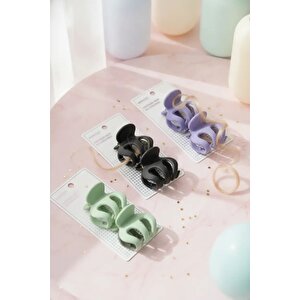Lisanslı Basic Saç Tokası 2’li Set – Günlük Şık Tasarım 14,5 Cm