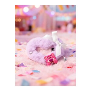 Disney Lisanslı Lotso Peluş Saç Tokası 11 Cm – Fluffy Festival Serisi Yumuşacık Tasarım
