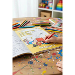 Snoopy Lisanslı Eğlenceli Boyama Defteri – 16 Yaprak Yaratıcı Aktivite