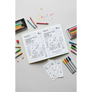Snoopy Lisanslı Eğlenceli Boyama Defteri – 16 Yaprak Yaratıcı Aktivite