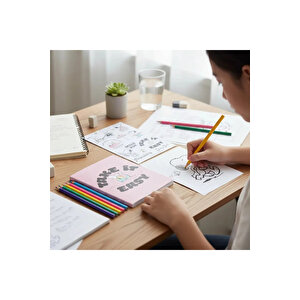 Snoopy Lisanslı Seyahat Serisi Renkli Boyama Ve Sticker Seti