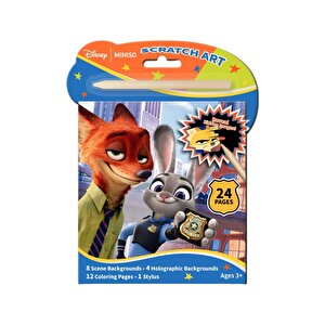 Disney Lisanslı Zootropolis Koleksiyonu Kazıma Boyama Seti – Eğlenceli & Sürprizli