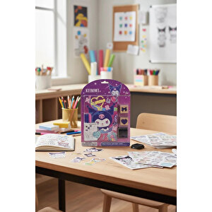 Sanrio Lisanslı Kuromi Damgalı Boyama Seti – Sihirli Parti Aktivite