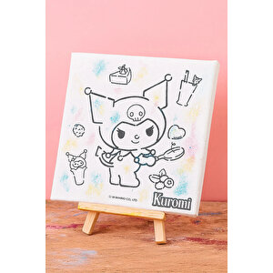 Sanrio Lisanslı Tatlı Koleksiyonu Doku Boyama Seti – Canvas Ve Akrilik Boya İçerikli 3d Dokulu Hobi Seti 21.5 Cm