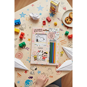 Snoopy Lisanslı Büyük Boy Boyama Ve Aktivite Seti – Sticker Hediyeli