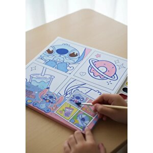 Disney Lisanslı Stitch Parti Serisi Numaralı Yağlı Boya Seti 20 Cm – Hobi