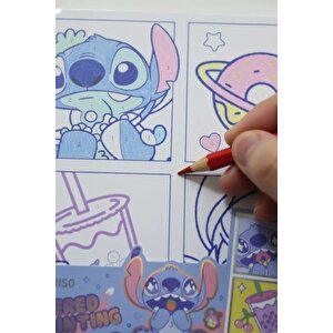 Disney Lisanslı Stitch Parti Serisi Numaralı Yağlı Boya Seti 20 Cm – Hobi