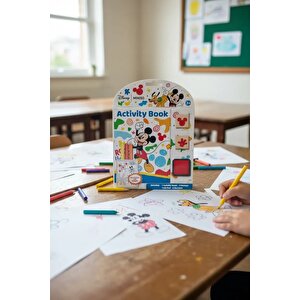 Disney Mickey Mouse Lisanslı Damga Ve Çizim Seti İnteraktif Aktivite 22.2 Cm