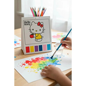 Sanrio Lisanslı Tatlı Koleksiyonu Suluboya Resim Seti – Fırçalı Ve Dayanıklı Kağıt İçerikli Çocuk Sanat Ve Aktivite Seti 24 Cm