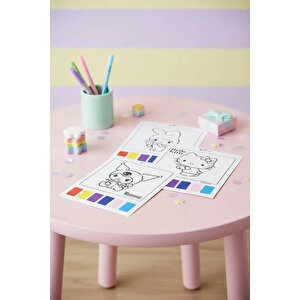 Sanrio Lisanslı Tatlı Koleksiyonu Suluboya Resim Seti – Fırçalı Ve Dayanıklı Kağıt İçerikli Çocuk Sanat Ve Aktivite Seti 24 Cm