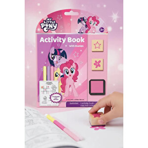 My Little Pony Lisanslı Damga Boyama Seti Kabartmalı Defter Ve Kalem İçerikli Aktivite Seti
