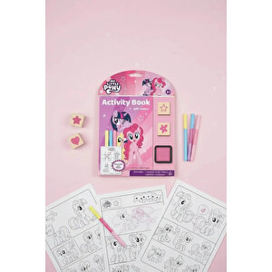 My Little Pony Lisanslı Damga Boyama Seti Kabartmalı Defter Ve Kalem İçerikli Aktivite Seti