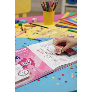 My Little Pony Lisanslı Damga Boyama Seti Kabartmalı Defter Ve Kalem İçerikli Aktivite Seti