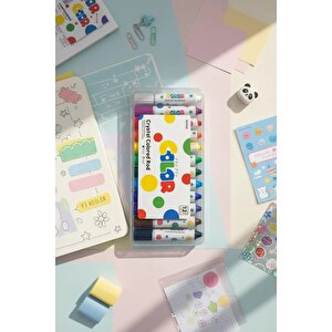Lisanslı Polka Dot Pastel Marker Seti 12 Renk – Yumuşak Tonlar