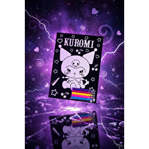 Sanrio Lisanslı Kuromi Boyama Seti – Sihirli Parti Velvet Art