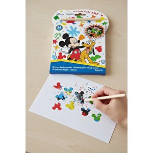 Disney Mickey Mouse Lisanslı Eğlenceli Boyama Seti Scratch Art 20.3 Cm