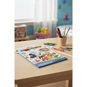 Disney Mickey Mouse Lisanslı Eğlenceli Boyama Seti Scratch Art 20.3 Cm