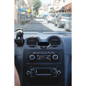 Lisanslı 360° Dönebilen Manyetik Araç Telefon Tutucu – Güçlü Mıknatıslı Çinko Alaşım Minimalist Seri 6 Cm