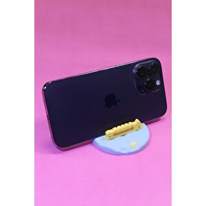 Sanrio Lisanslı Yaz Serisi Cinnamoroll Plaj Temalı Masa Üstü Telefon Tutucu Ve Tablet Standı