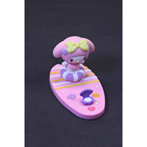 Sanrio Lisanslı Yaz Serisi My Melody Sahil Temalı Masa Üstü Telefon Tutucu Ve Tablet Standı