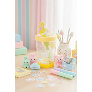 Sanrio Lisanslı Sızdırmaz Kapaklı Pipetli Plastik Bardak Cinnamoroll 535 Ml