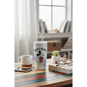 Mickey Mouse Lisanslı Batik Desenli Paslanmaz Çelik Bardak - 860 Ml
