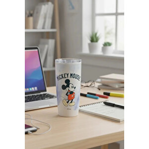 Mickey Mouse Lisanslı Batik Desenli Paslanmaz Çelik Bardak - 860 Ml