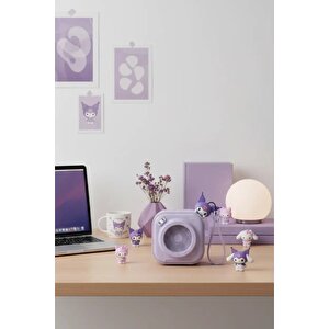 Sanrio Lisanslı Kuromi Bluetooth Hoparlör A133 – Kablosuz Taşınabilir Ses Sistemi