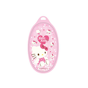 Sanrio Lisanslı Hello Kitty Pembe Serisi Simli Masaj Fırçası – Esnek Silikon Uçlu Rahatlatıcı Tara 13 Cm