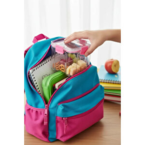 Powerpuff Girls Lisanslı Küçük Yemek Kabı Sızdırmaz Kapak 700 Ml 11,5 Cm