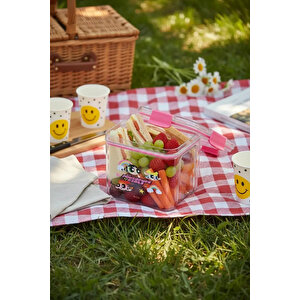 Powerpuff Girls Lisanslı Küçük Yemek Kabı Sızdırmaz Kapak 700 Ml 11,5 Cm