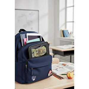Jurassic World Lisanslı Çok Bölmeli Yemek Kabı 1100 Ml (siyah) – Sızdırmaz & Kaşıklı