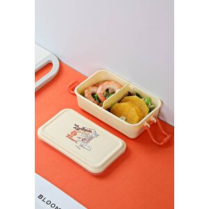 Disney Zootropolis Lisanslı Retro Yemek Kabı 500 Ml – Bölmeli & Bej Tasarım