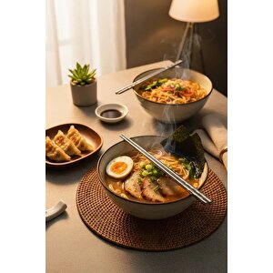 Miniso Lisanslı Dama Desenli Çelik Chopstick 23 Cm – Modern Tasarım