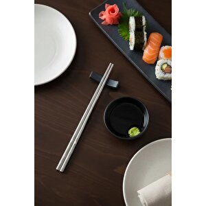 Miniso Lisanslı Dama Desenli Çelik Chopstick 23 Cm – Modern Tasarım