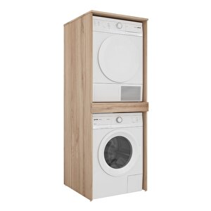 Linfa Çamaşır Ve Kurutma Makine Dolabı Kapaksız Legnano Açık Meşe