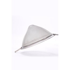 Paslanmaz Çelik Saplı Konik Süzgeç 14 Cm