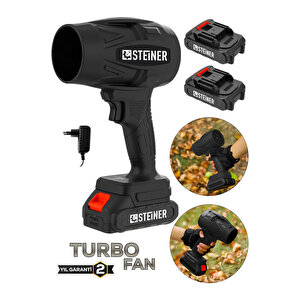 21 V 5 Ah Çift Akülü Şarjlı Akülü Jet Fan Üfleyici Toz Üfleyici Mangal Yakma Araba Kurutma Makinesi