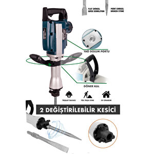 1800w Darbeli 16 Kg Kırıcı Delici Hilti
