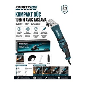 1400w Devir Ayarlı Taşlama Makinesi 125 Mm