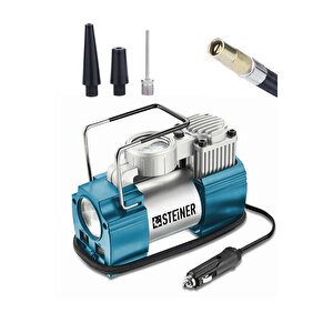 12v Çakmaklık Girişli 150 Psi Mini Hava Kompresörü Mavi