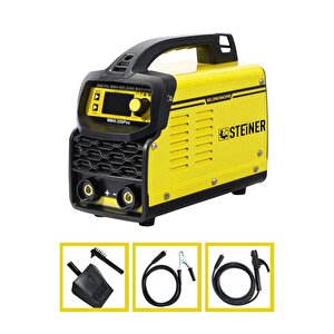Alman Mma 200 Amper Profesyonel Dijital Göstergeli Inverter Kaynak Makinesi Sarı