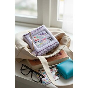 Sanrio Lisanslı Puzzle Kapaklı Sert Kapak Not Defteri – 64 Yaprak Renkli Tasarım Dayanıklı Abs Kapak