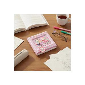 Sanrio Lisanslı Puzzle Sert Kapaklı Not Defteri Pembe – 64 Yaprak Renkli Ve Dayanıklı Kare Defter