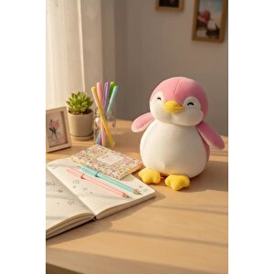 Lisanslı Küçük Mini Kalem Peluş Oyuncak (koyu Pembe) - 17 Cm