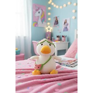 Lisanslı Plaj Serisi Karpuz Temalı Dalgıç Ördek Peluş – 28 Cm