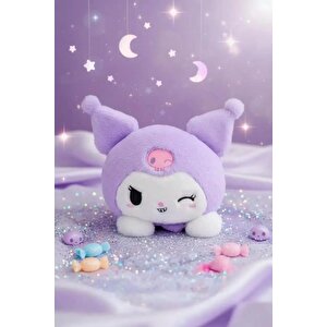 Sanrio Lisanslı Kuromi Peluş Oyuncak 35 Cm – Yatar Pozisyon Magic Party Koleksiyonu