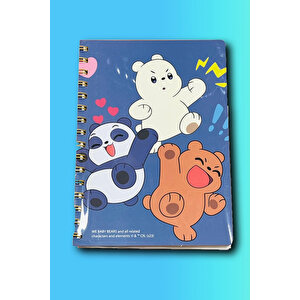 We Baby Bears Lisanslı A5 Telli Defter - 64 Yaprak
